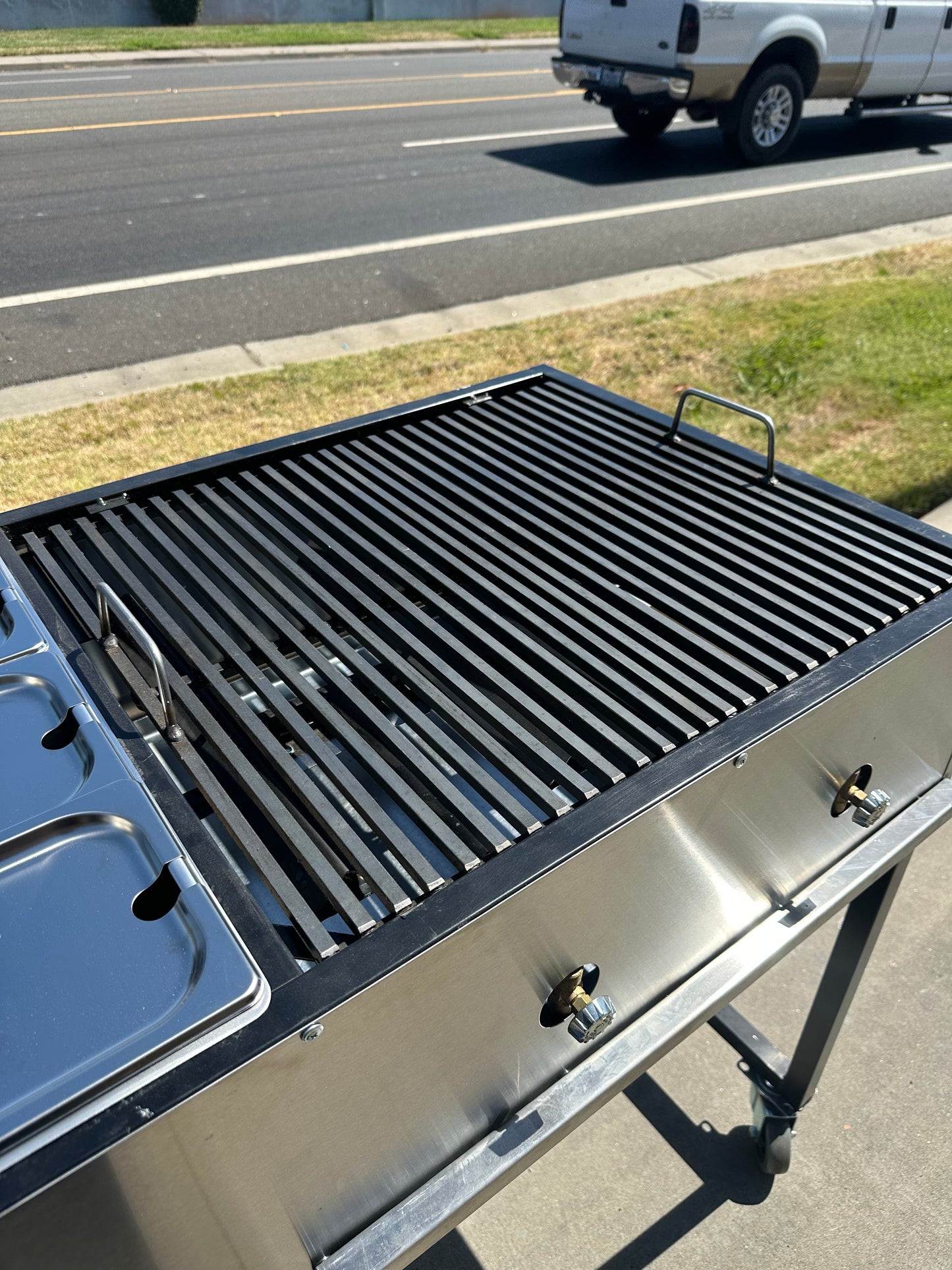 Plancha con BBQ grill