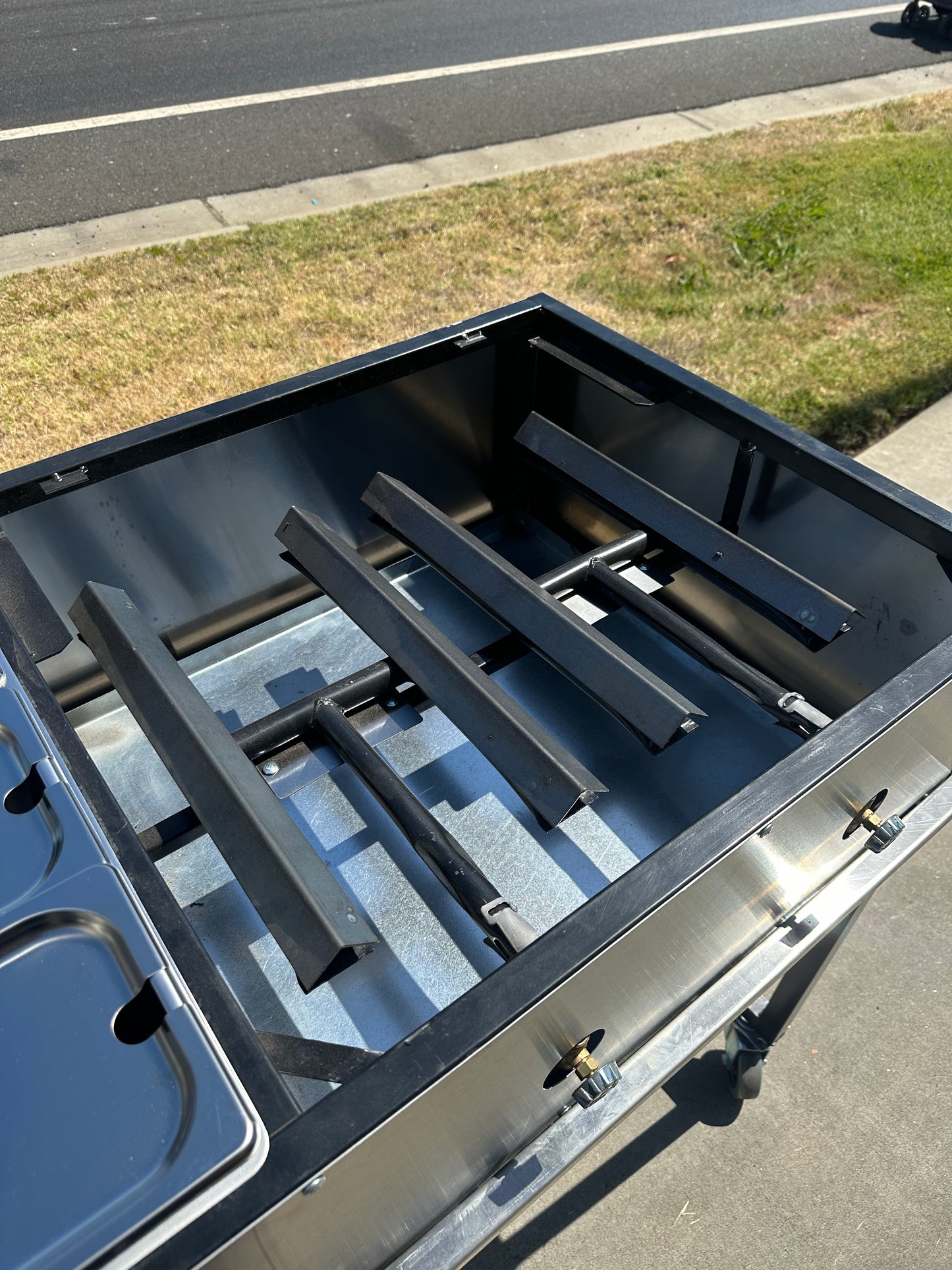 Plancha con BBQ grill